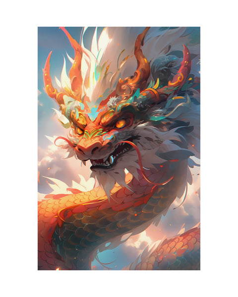 Great Chinese Dragon Anime Poster
