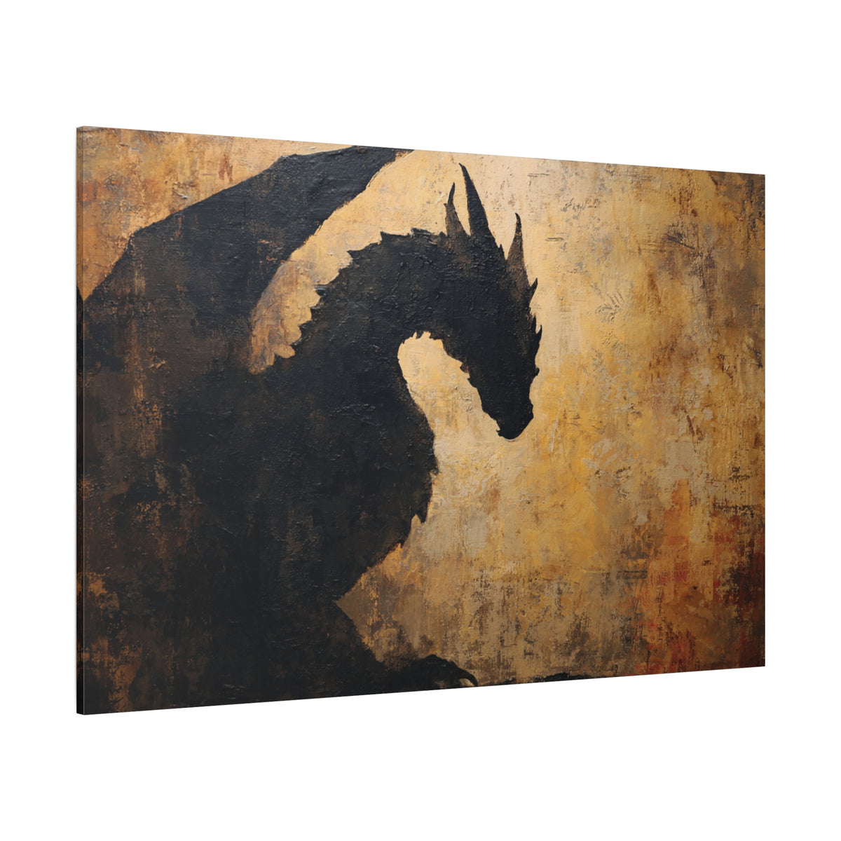 Elder Dragon - Textured Fantasy Wall Art