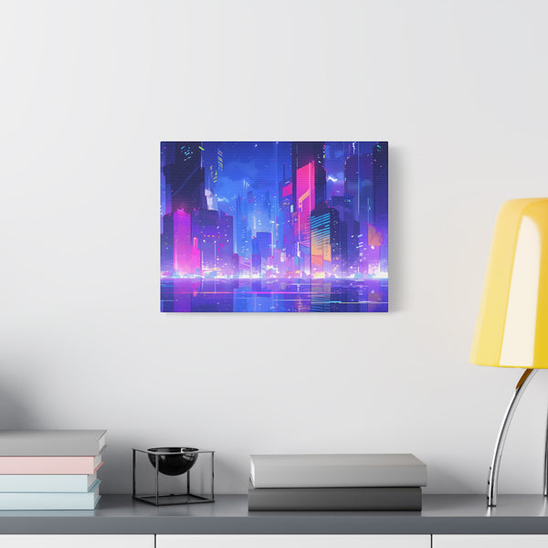 City of Dreams - Lofi Anime Canvas Print