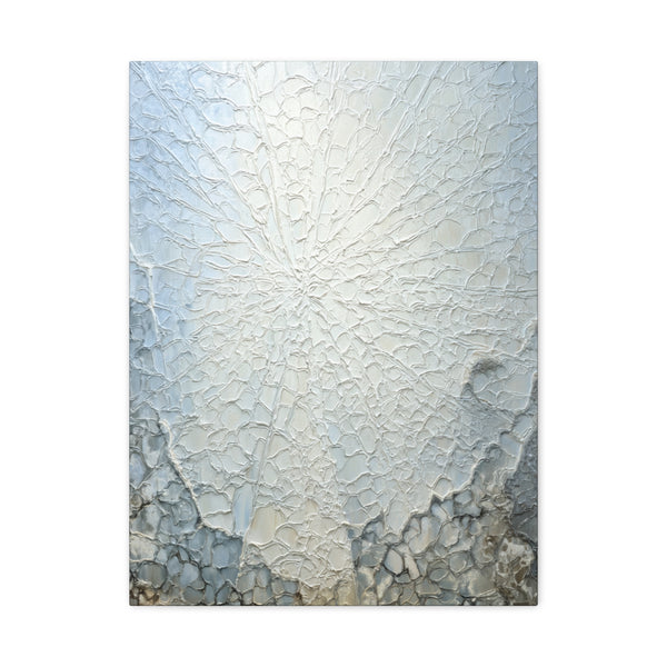 Frosted Glass - Abstract White Wall Art