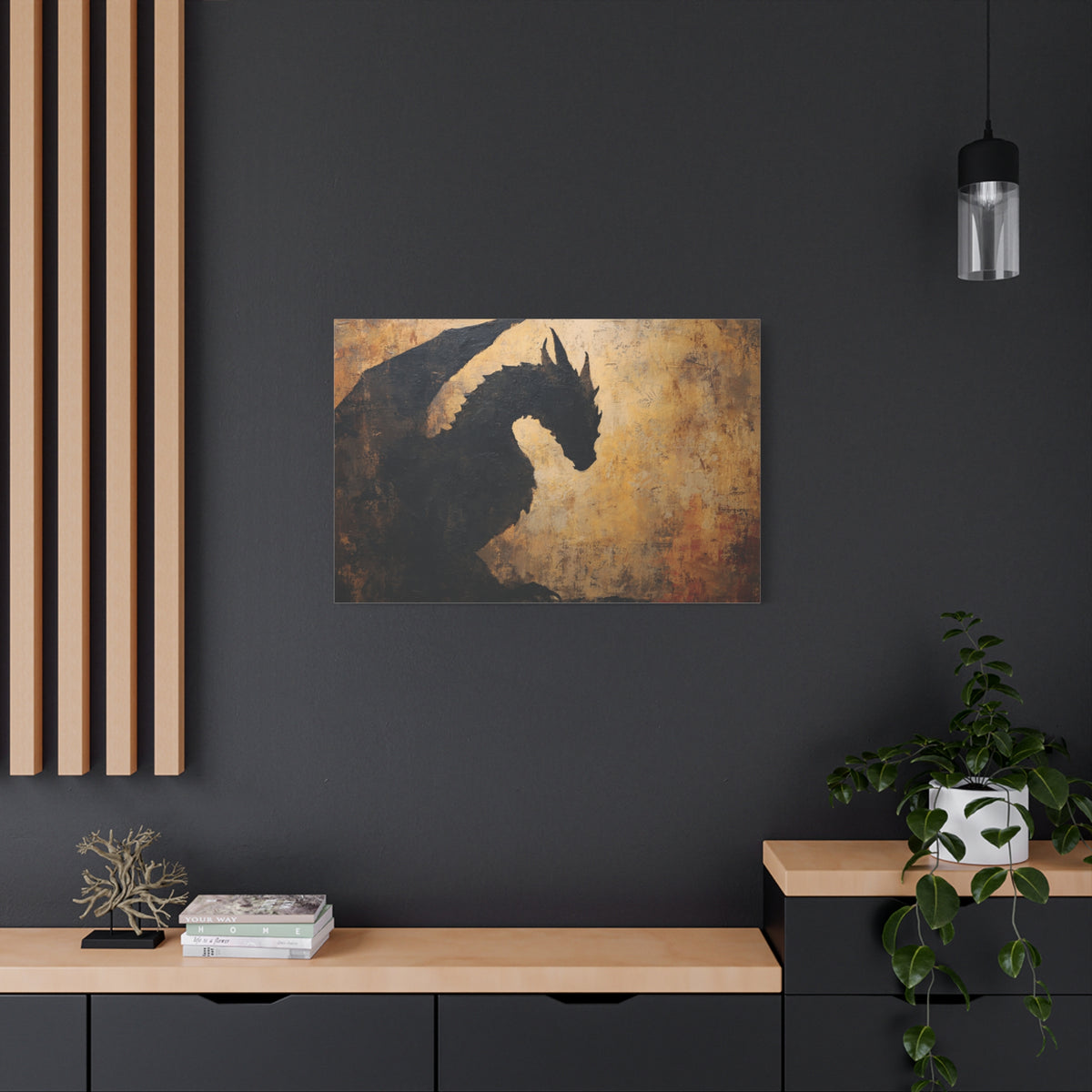Elder Dragon - Textured Fantasy Wall Art