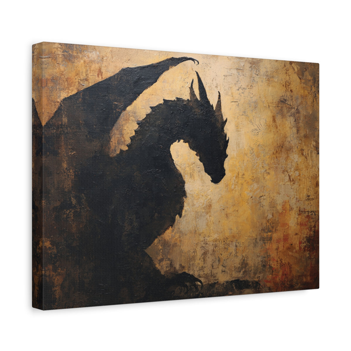 Elder Dragon - Textured Fantasy Wall Art