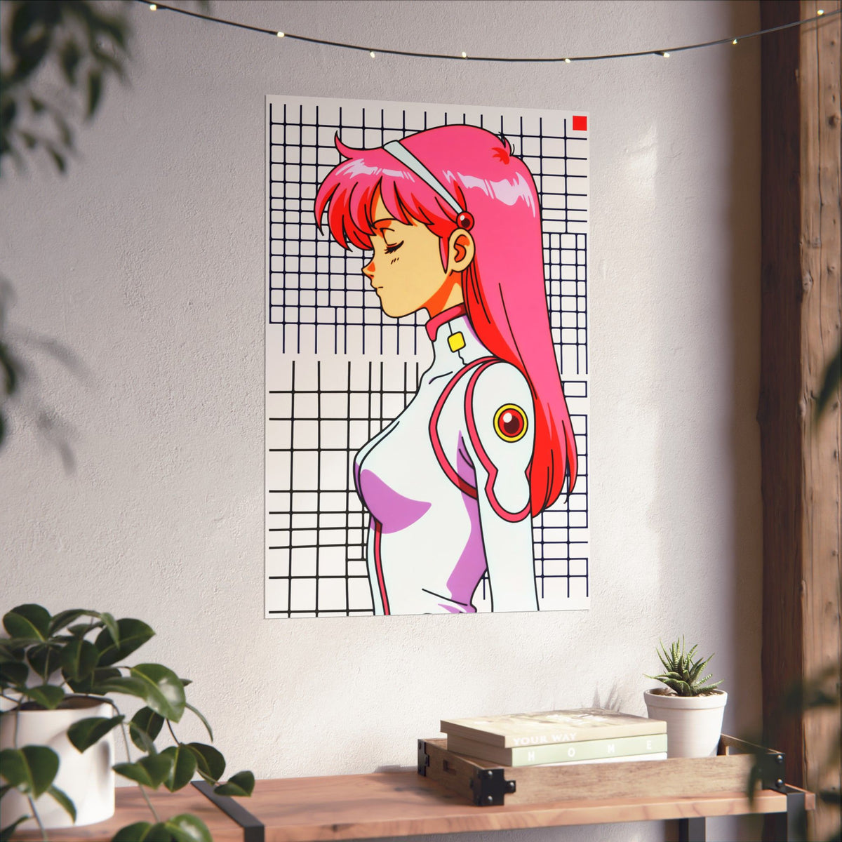 Hope Across Timelines - Retro Anime Poster