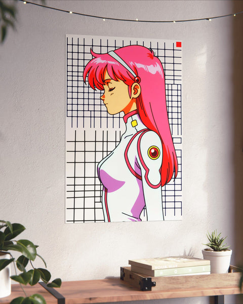 Hope Across Timelines - Retro Anime Poster