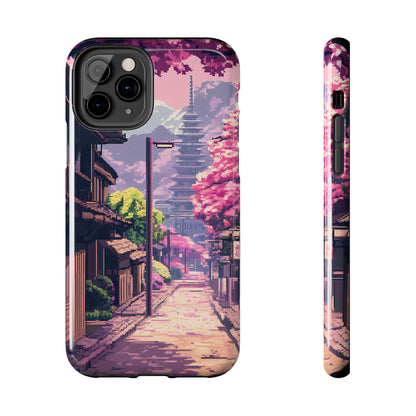 Temple Street - Anime Cherry Blossom Phone Case