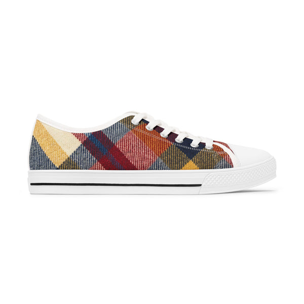 Rustleaf Patchwork - Whimsy Twee Plaid Sneakers