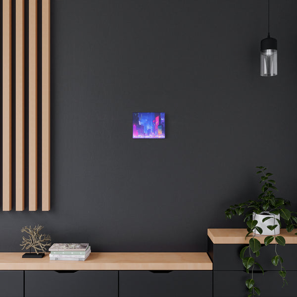 City of Dreams - Lofi Anime Canvas Print
