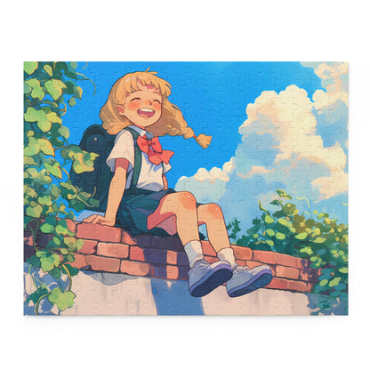 Last Day of School - Cute Anime Puzzle