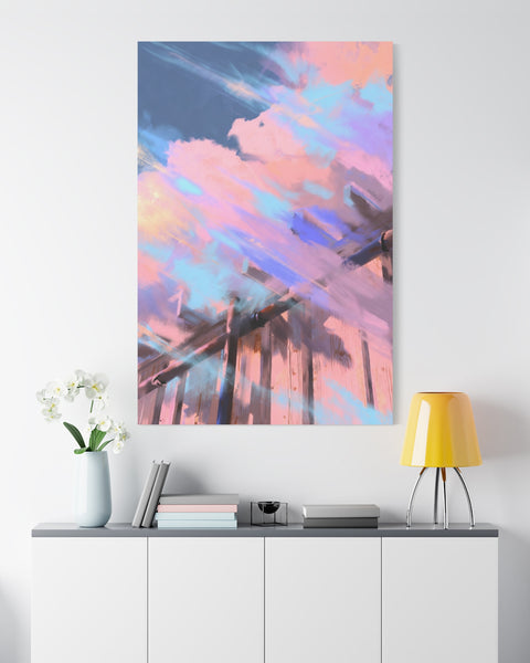 Crossing Over - Abstract Vertical Wall Art