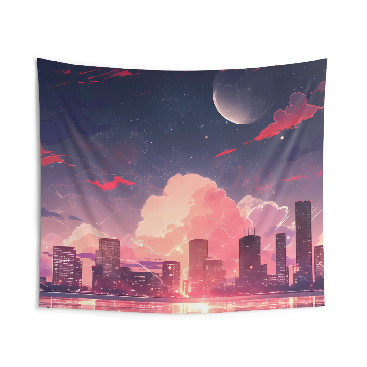 City's Edge - Urban Anime Tapestry