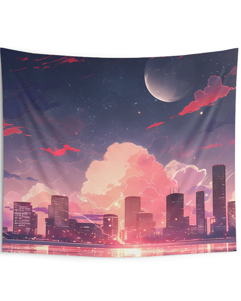 City's Edge - Urban Anime Tapestry