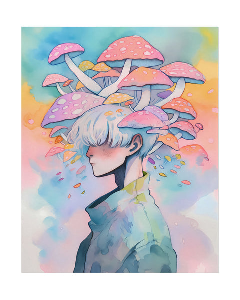 Dreamland - Anime Watercolor Poster