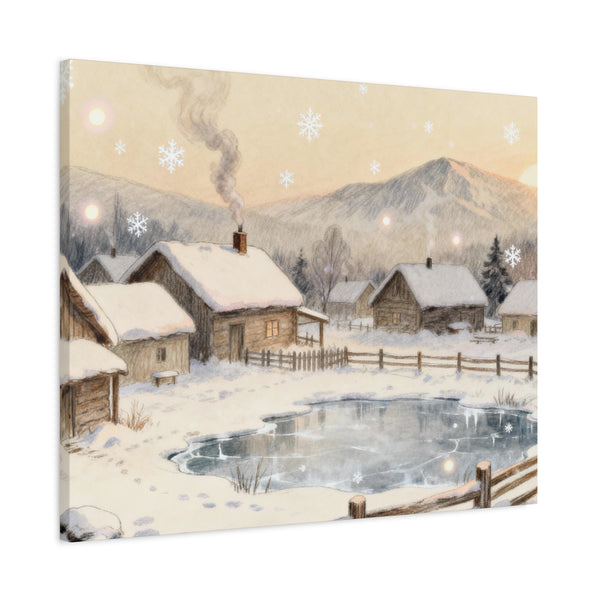 Another Winter - Cozy Anime Canvas Print