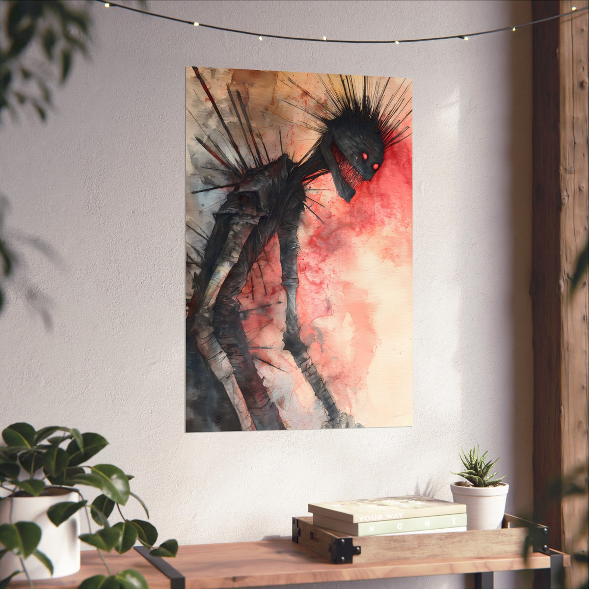 Shade The Dark Elemental - Abstract Fantasy Poster