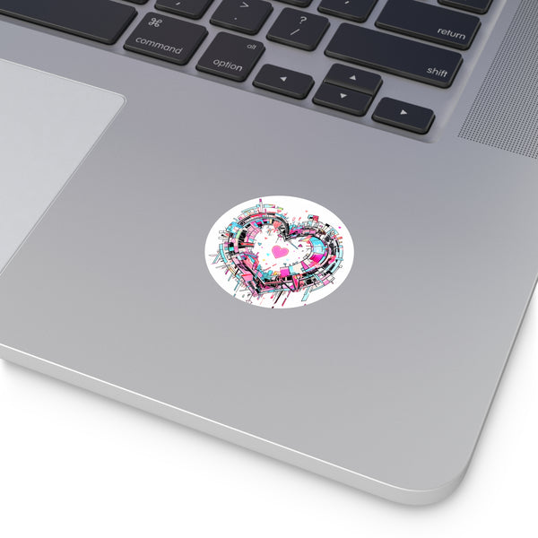 Discord of the Heart - Vinyl Laptop Sticker