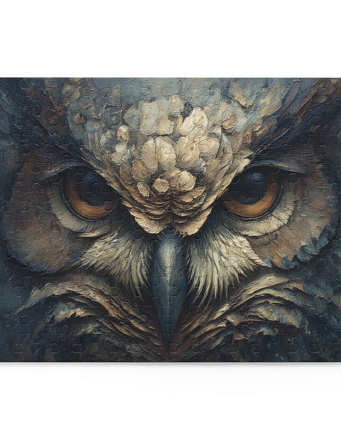 Watchful Gaze - Fantasy Art 3D Owl Puzzle