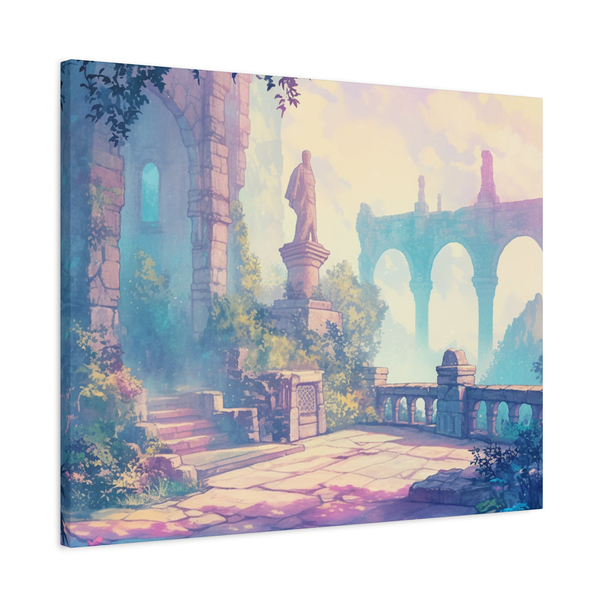 Shattered Citadel Ramia Anime Canvas Print