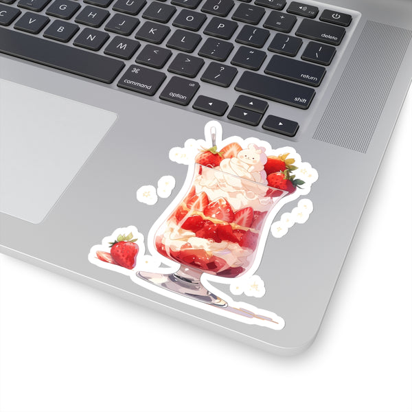 Strawberry Bunny Parfait - Cute Anime Sticker