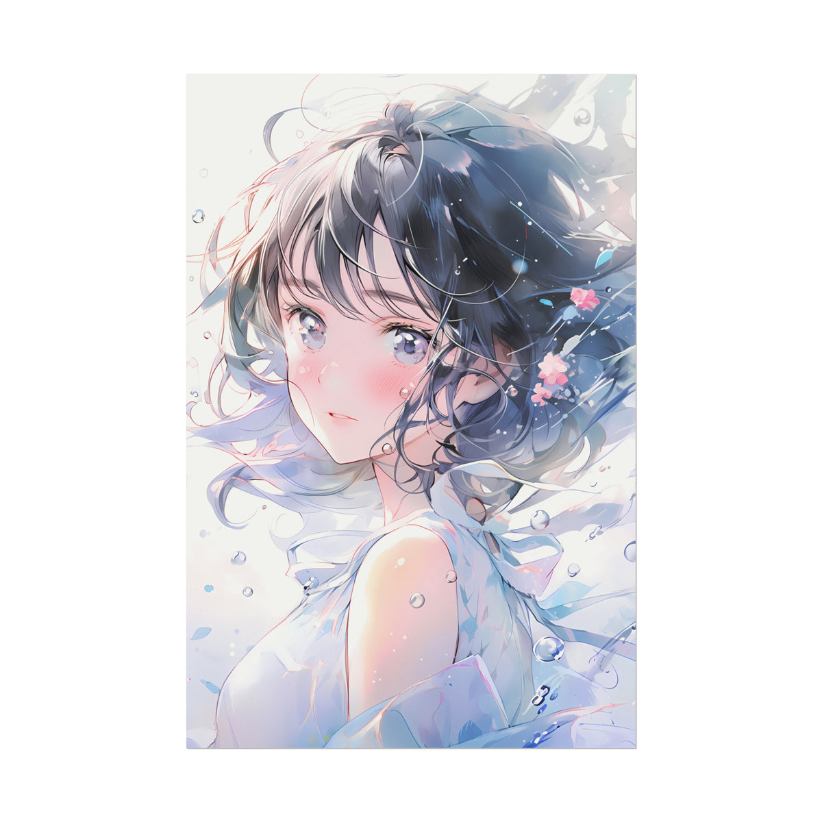Love Undercurrent - Anime Watercolor Poster