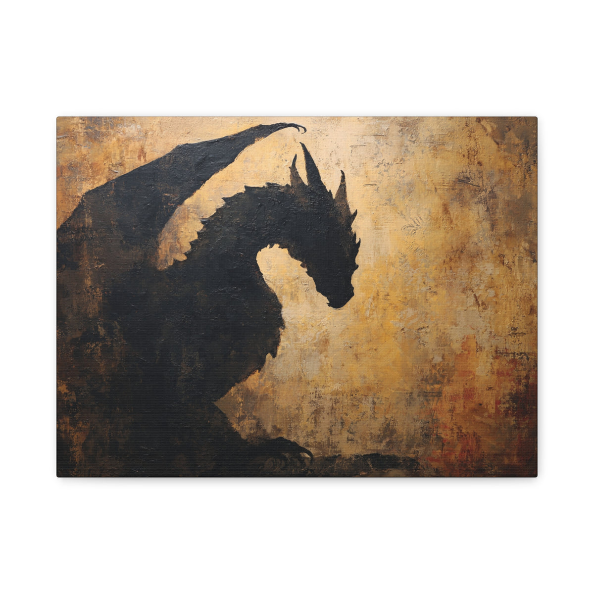 Elder Dragon - Textured Fantasy Wall Art