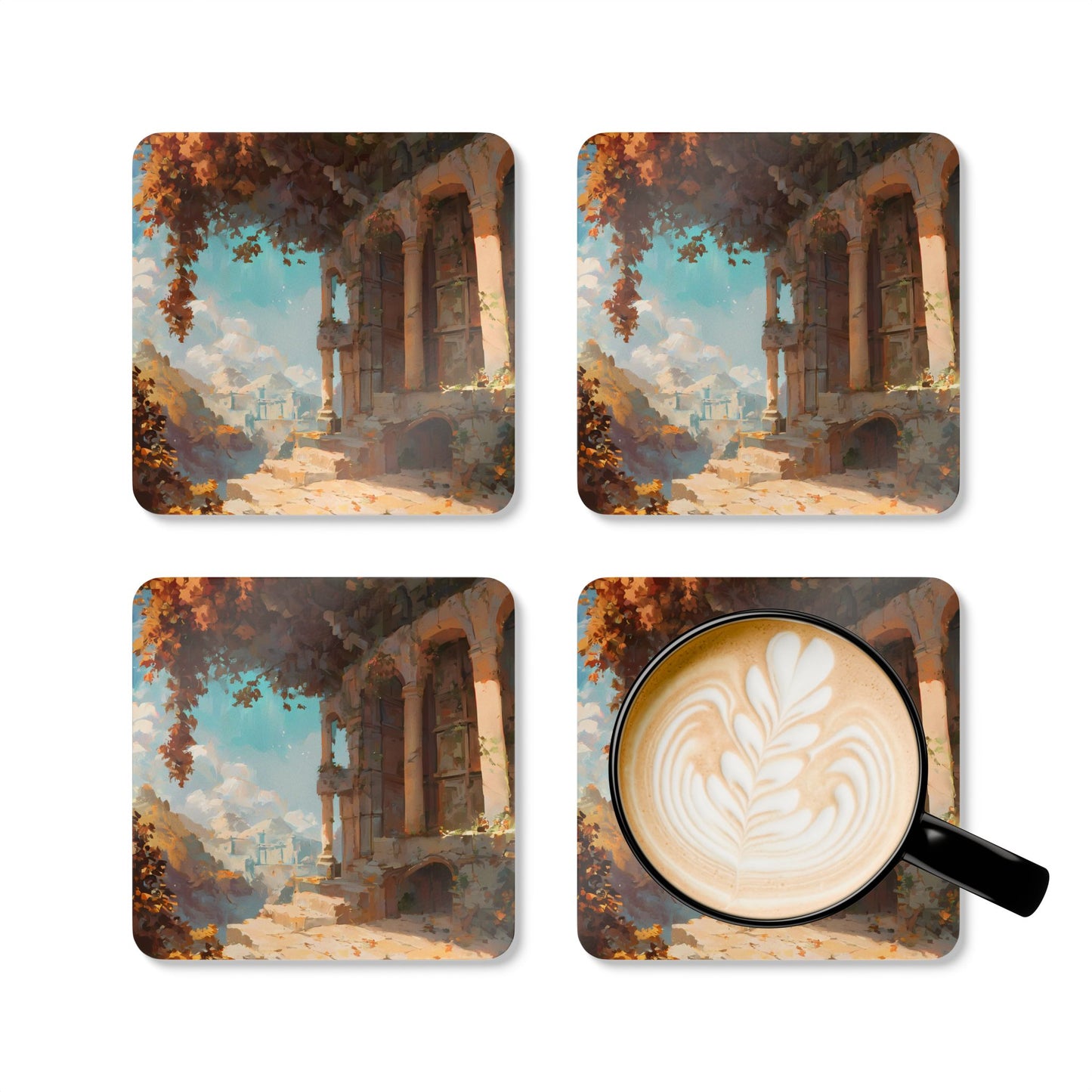 Hanging Gardens - Aesthetic Coaster Set