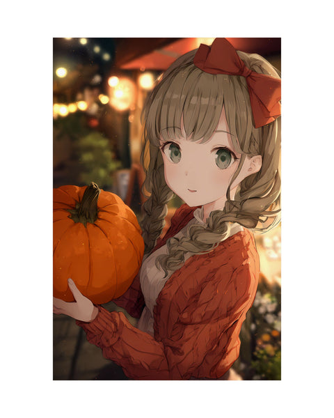 Fall Date - Anime Autumn Poster