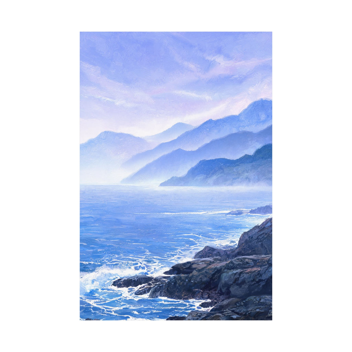 Untold Azure - Light Fantasy Poster