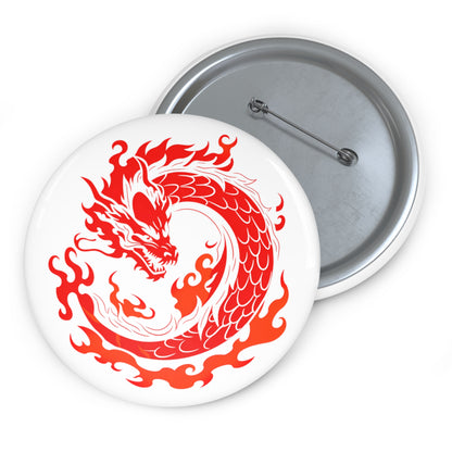 Red Dragon Clan - Anime Button Pin