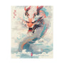 Happy New Year Chinese Dragon - Watercolor Poster