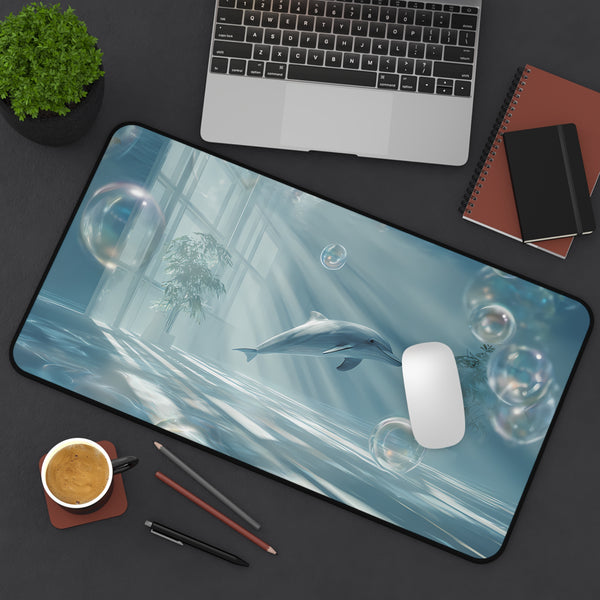 Undertow Atrium - Aesthetic Dolphin Desk Mat