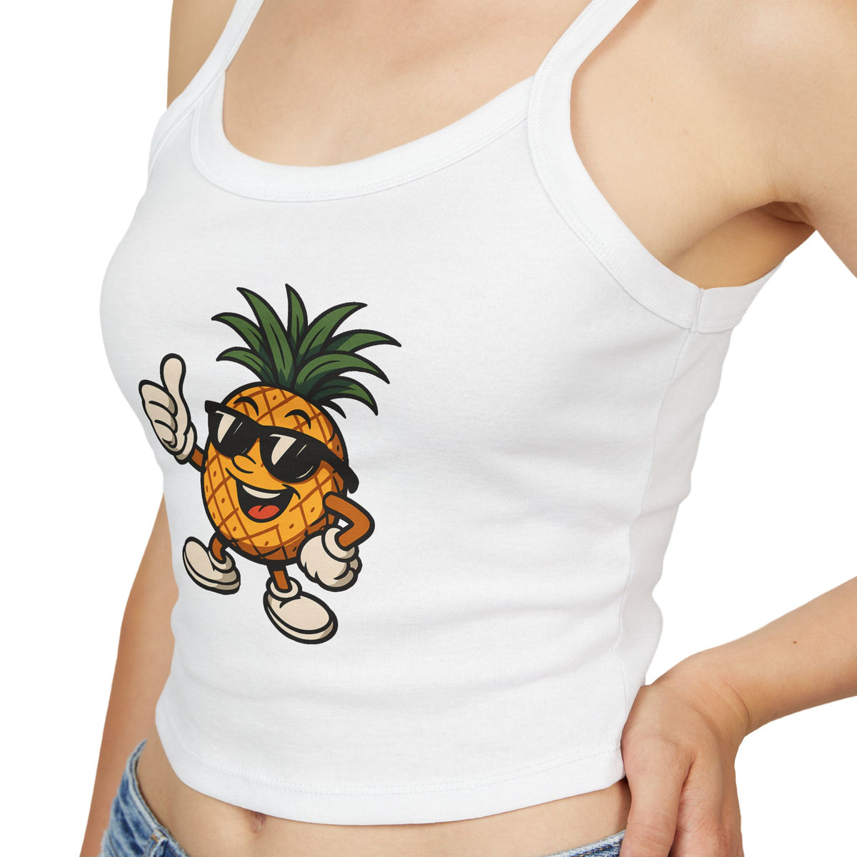 Mister Maui - Cute Retro Spaghetti Strap Tank Top