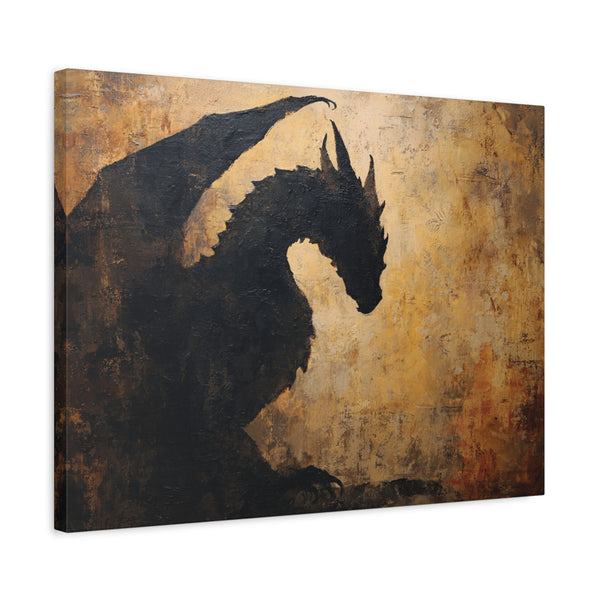 Elder Dragon - Textured Fantasy Wall Art