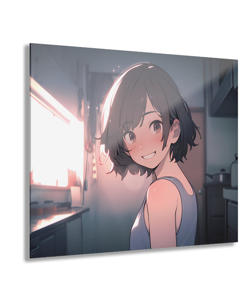 Early Mornings Together - Anime Acrylic Painting