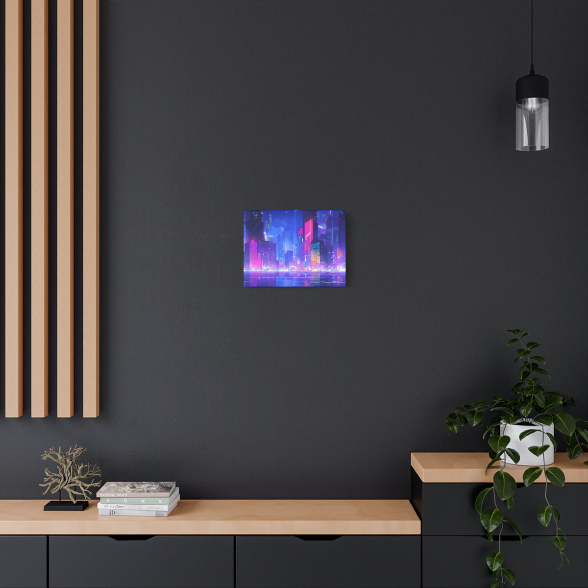 City of Dreams - Lofi Anime Canvas Print