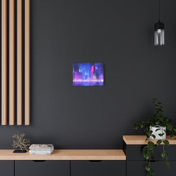 City of Dreams - Lofi Anime Canvas Print