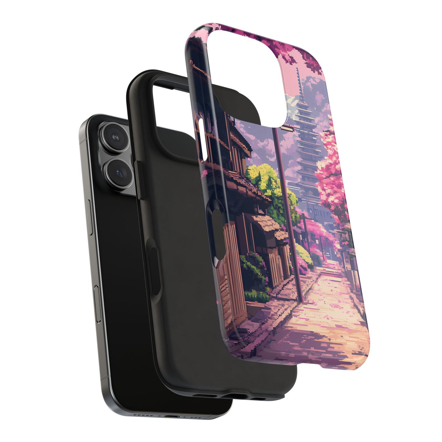 Temple Street - Anime Cherry Blossom Phone Case