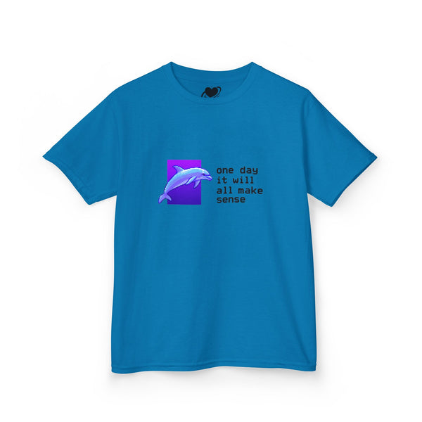 Message From The Future - Vaporwave Dolphin Baby Tee