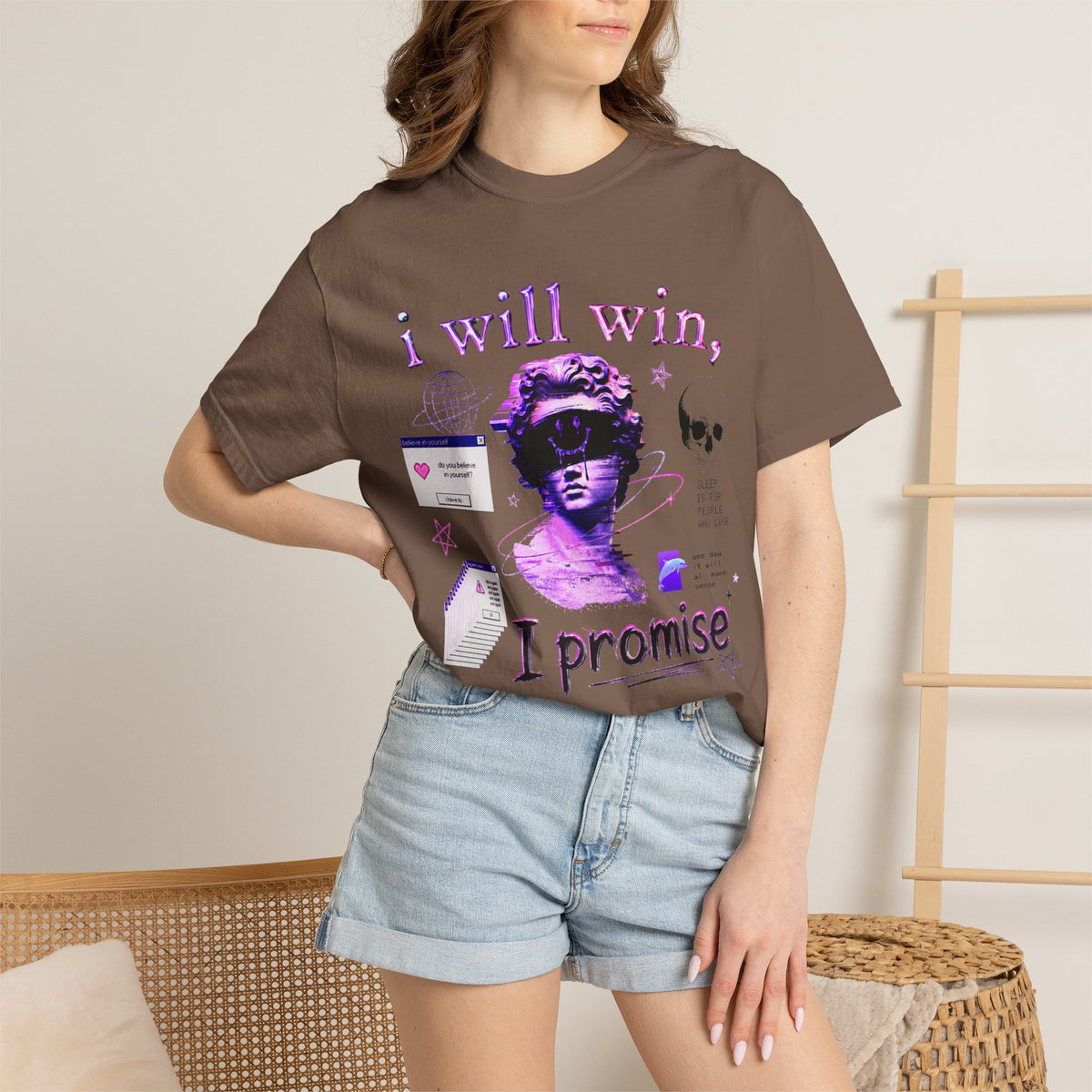 I Will Win - Schizopost Vaporwave Aesthetic T-Shirt