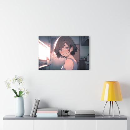 Early Mornings Together - Anime Acrylic Painting