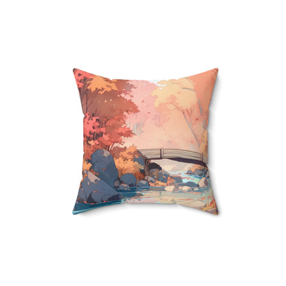 Amberglow - Anime Throw Pillow