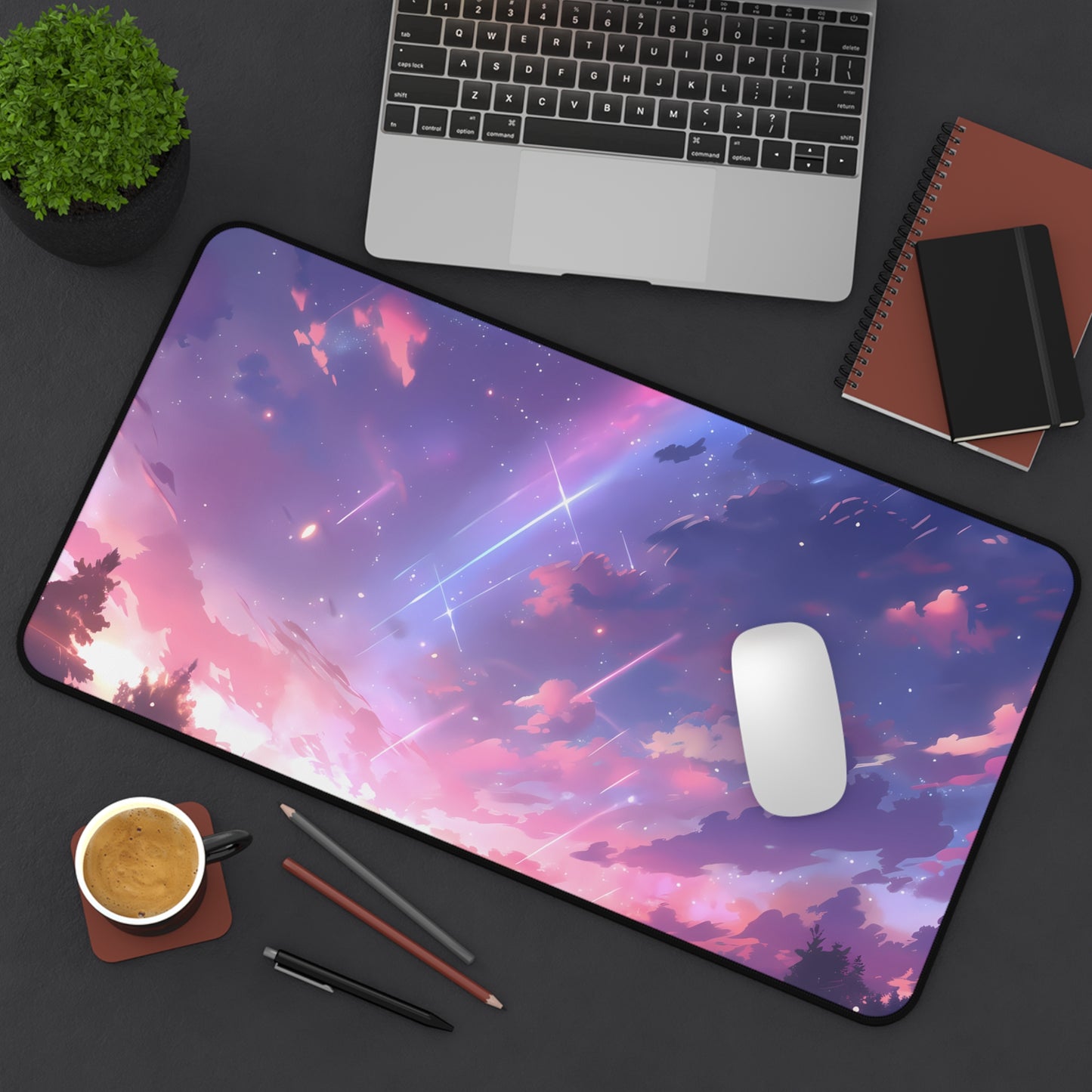 Spectral Sky - Aesthetic Anime Desk Mat