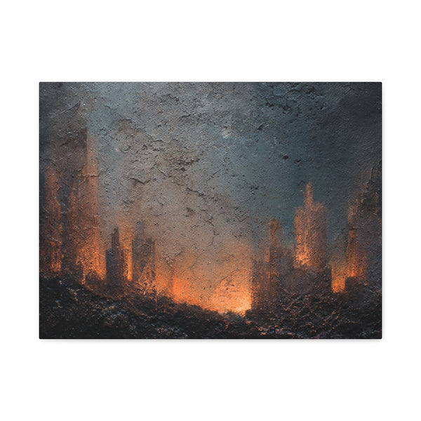 Tears Edge - Abstract Textured Wall Art