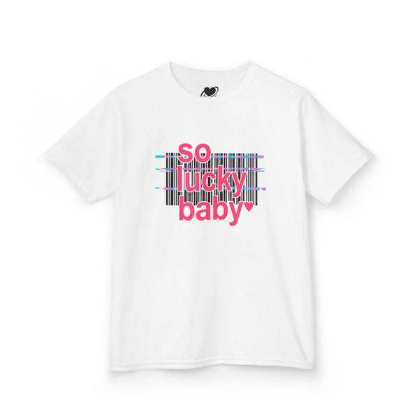 So Lucky Baby - Barcode Baby Tee
