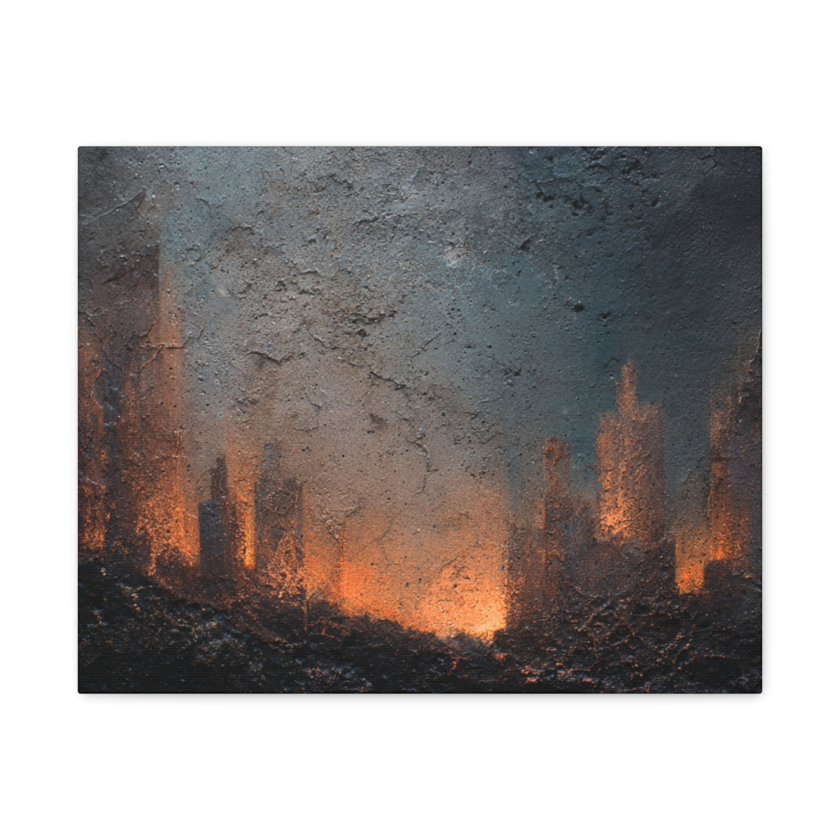 Tears Edge - Abstract Textured Wall Art