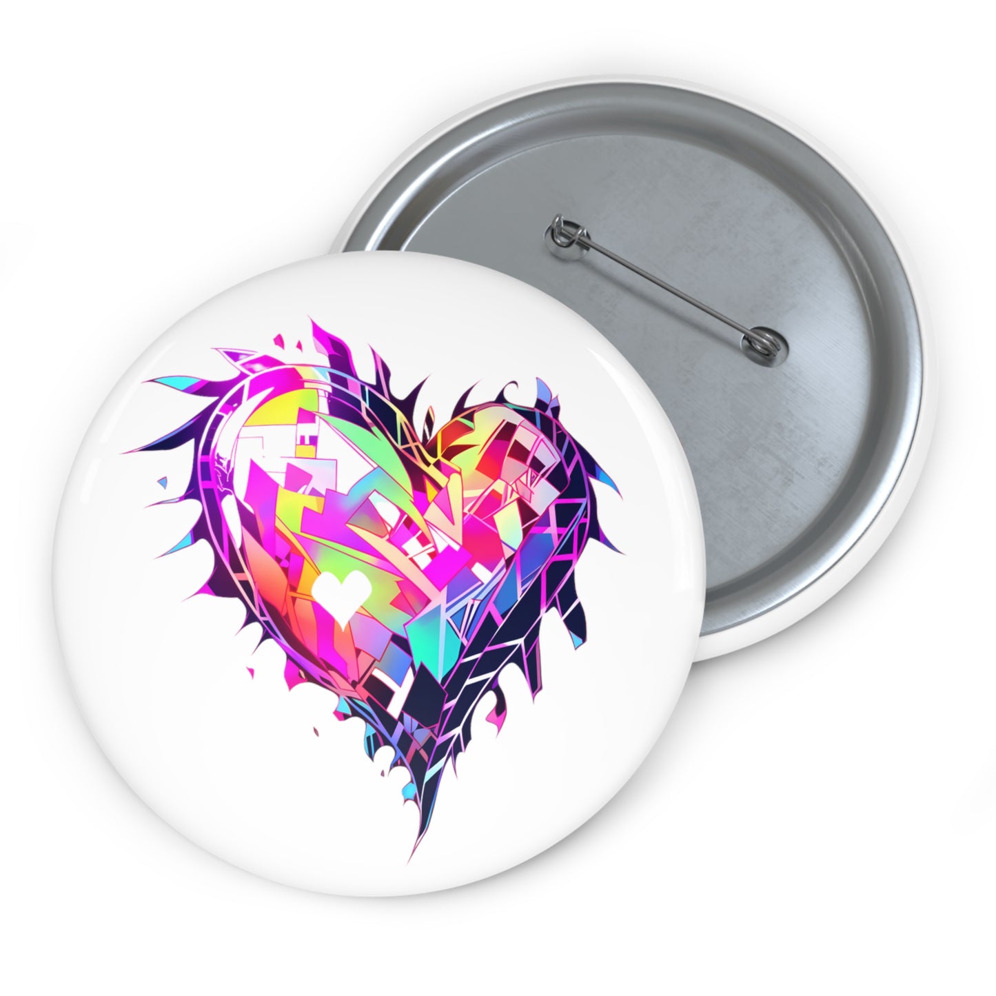 Crystal Heart Clan - Anime Button Pin