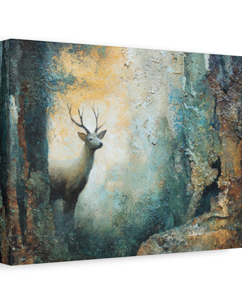 Emerging Buck - Textured Wall Art
