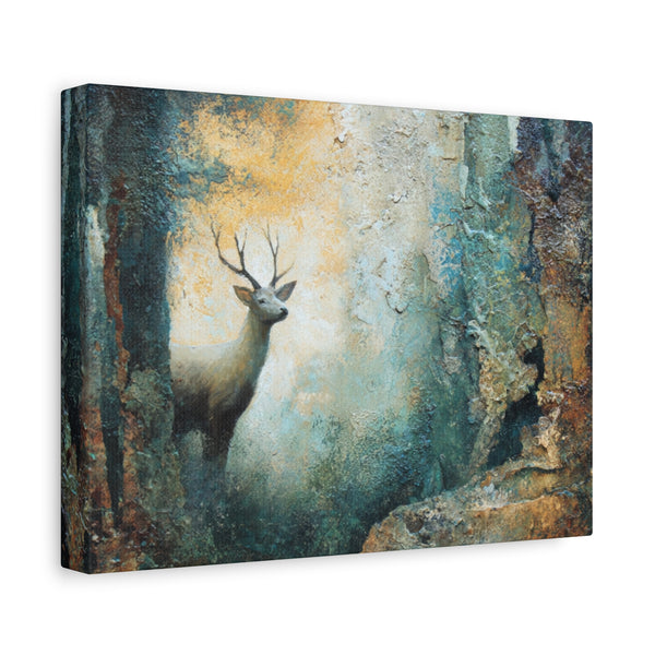 Emerging Buck - Textured Wall Art