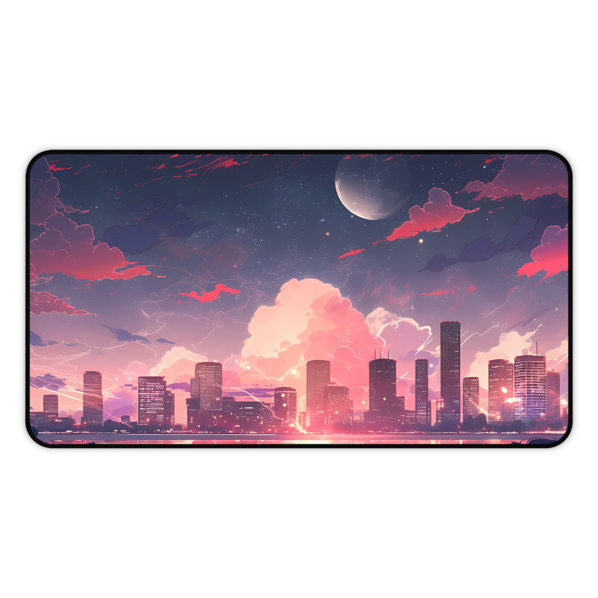 City's Edge - Lofi Anime Desk Mat
