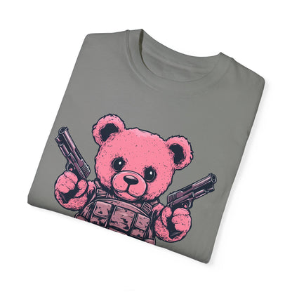 Pink Peacekeeper - Cute FAFO Bear T-Shirt