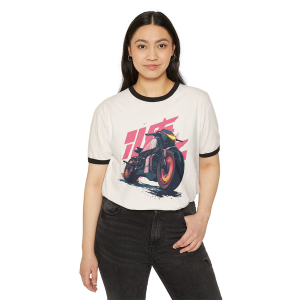 Deception Road - Retro Anime Motorcycle T-Shirt